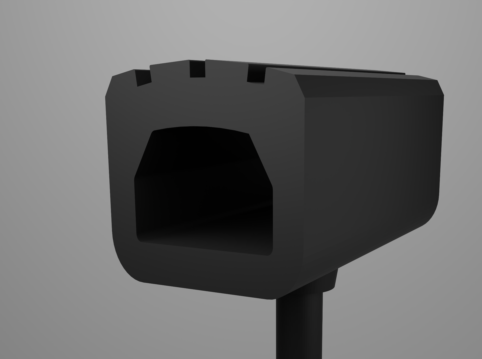 SS-RUGGED-RIDGE inflatable seal profile with rugged castellated design for high-pressure applications
